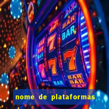 nome de plataformas de jogos