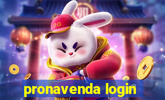 pronavenda login