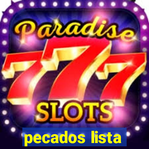 pecados lista